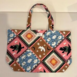 Sezane x Pangea NEW Tote in Patchwork Liberty Print